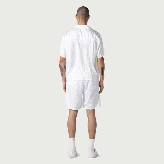 Polka Dot Short - White