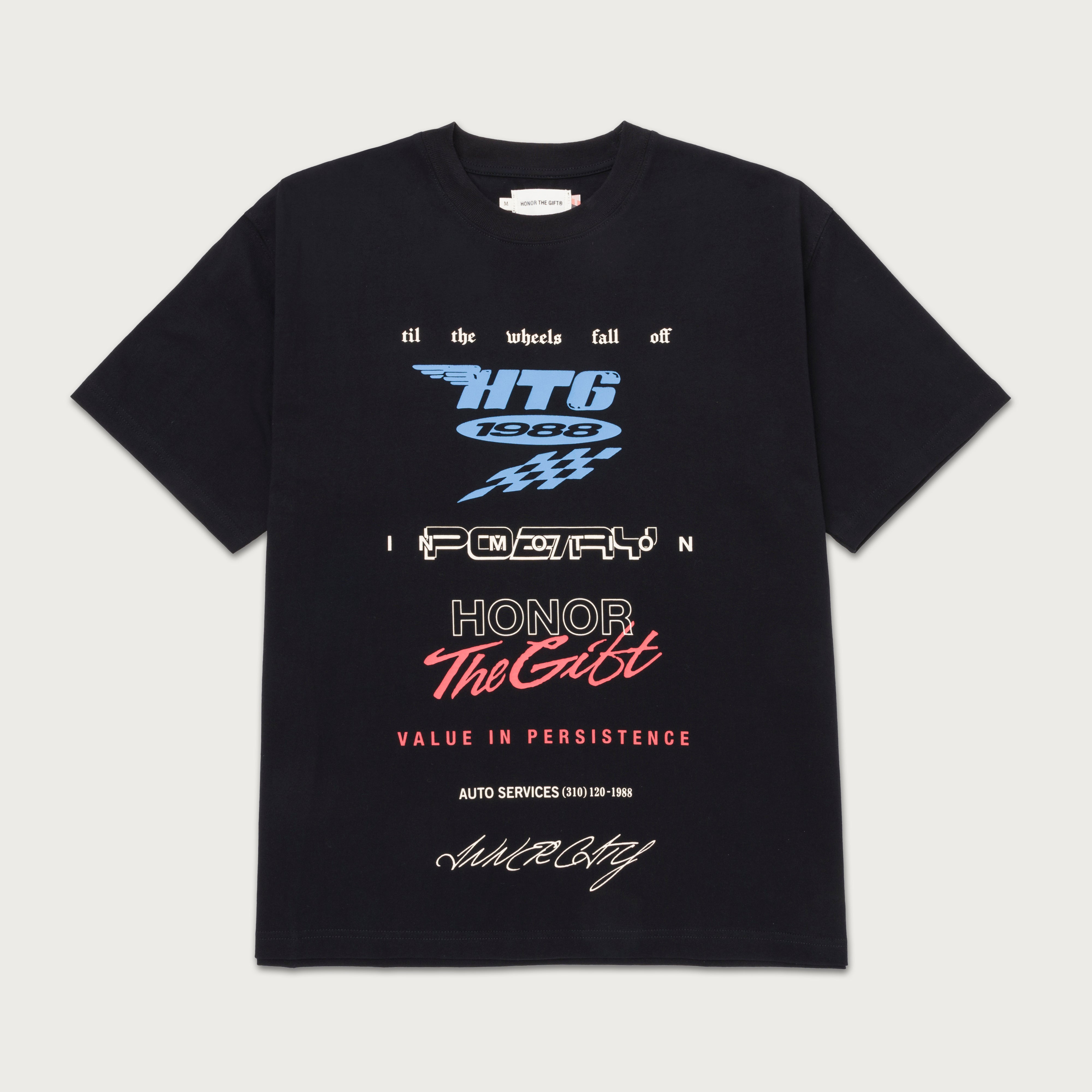 HONOR THE GIFT オナーザギフト Persistence Race Tee Tシャツ Persistence Race Tee - Black – Honor The Gift