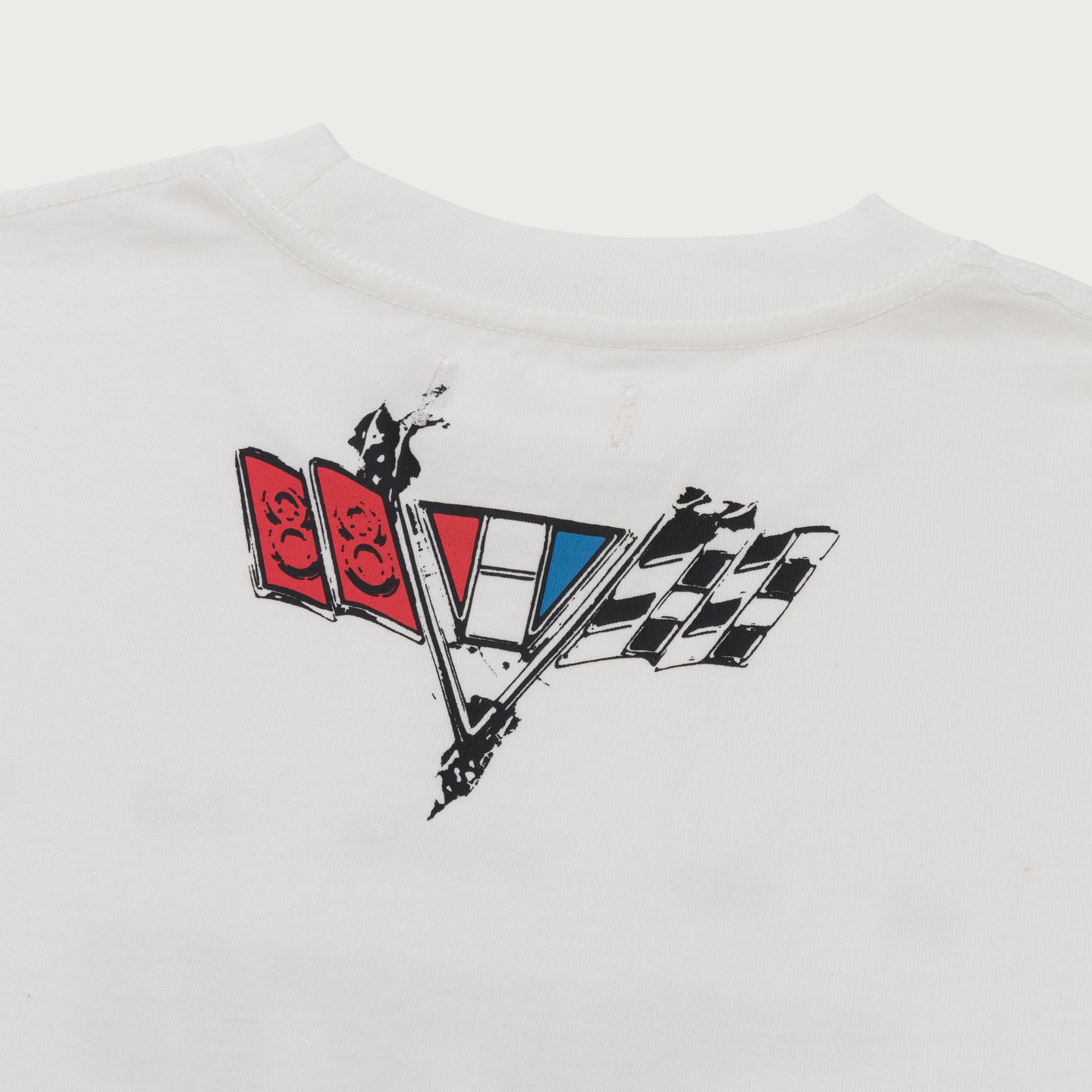 Persistence Race Tee - White