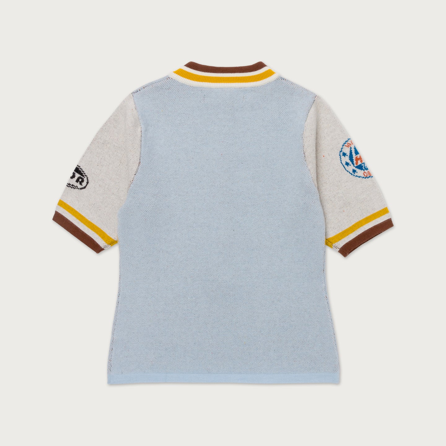 Racing Mock Neck - Sky Blue