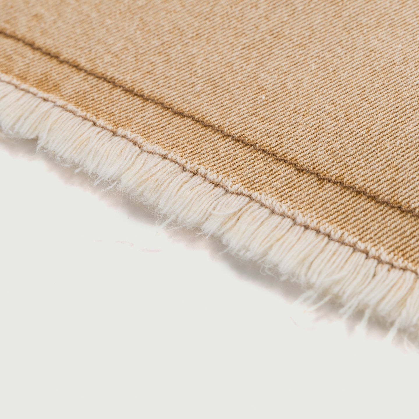 Raw Edge Baggy Short - Tan