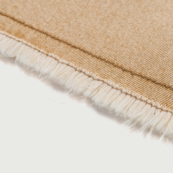 Raw Edge Baggy Short - Tan