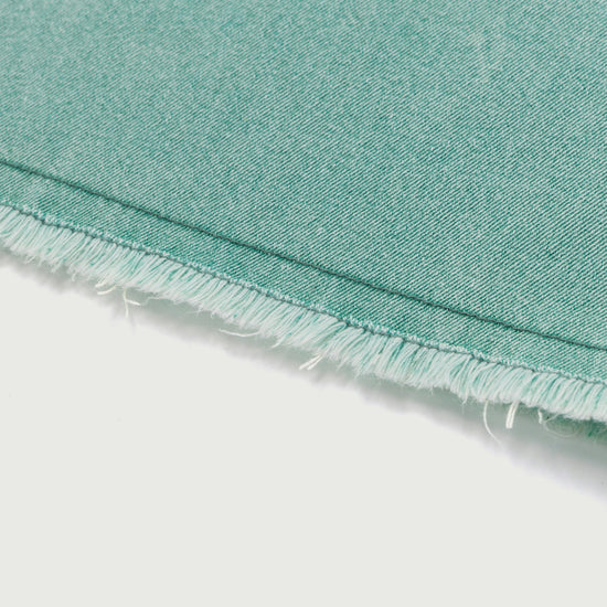 Raw Edge Baggy Short - Green