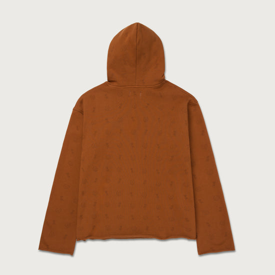 HTG® Raw Edge Hoodie - Copper