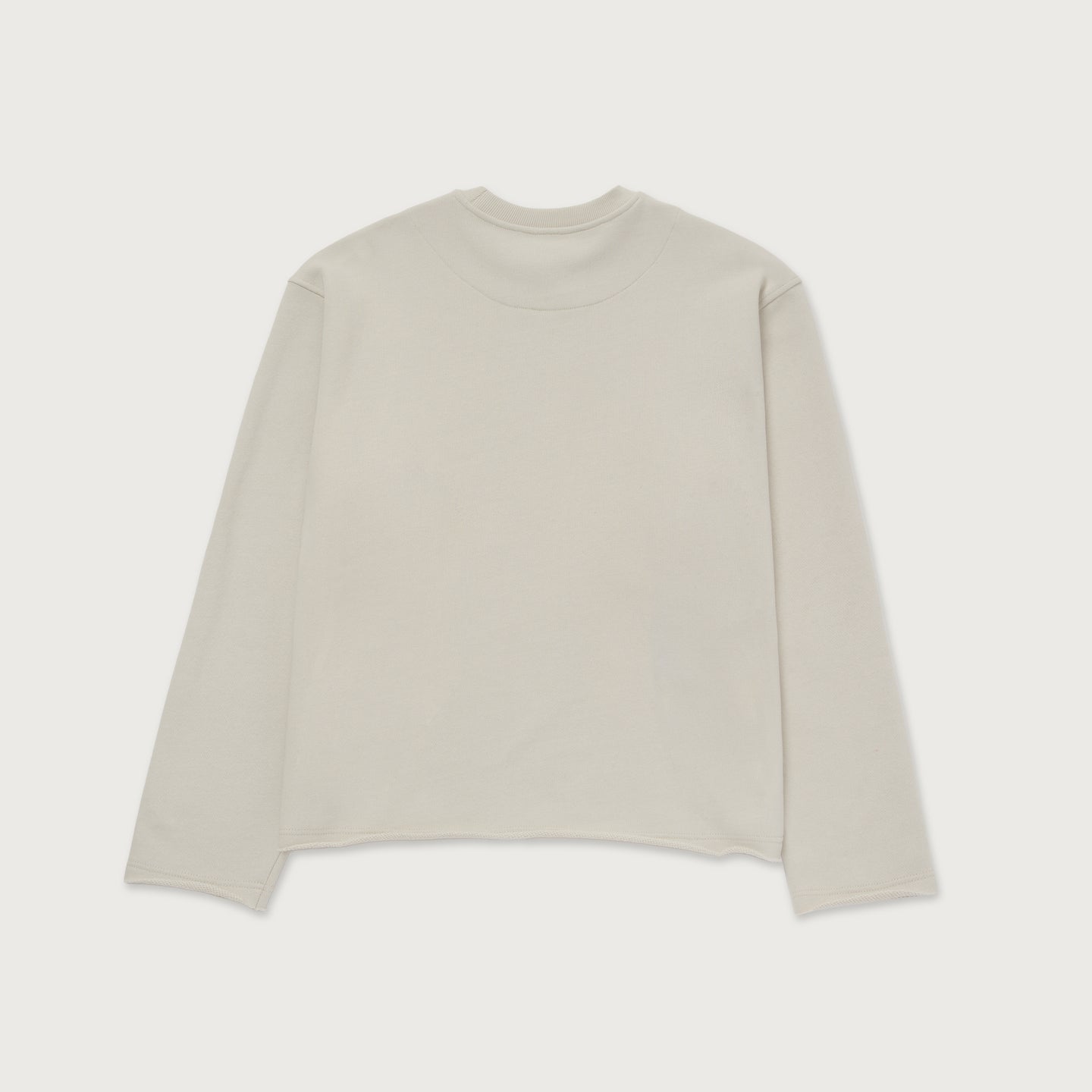 HTG® Raw Edge Pullover - Bone