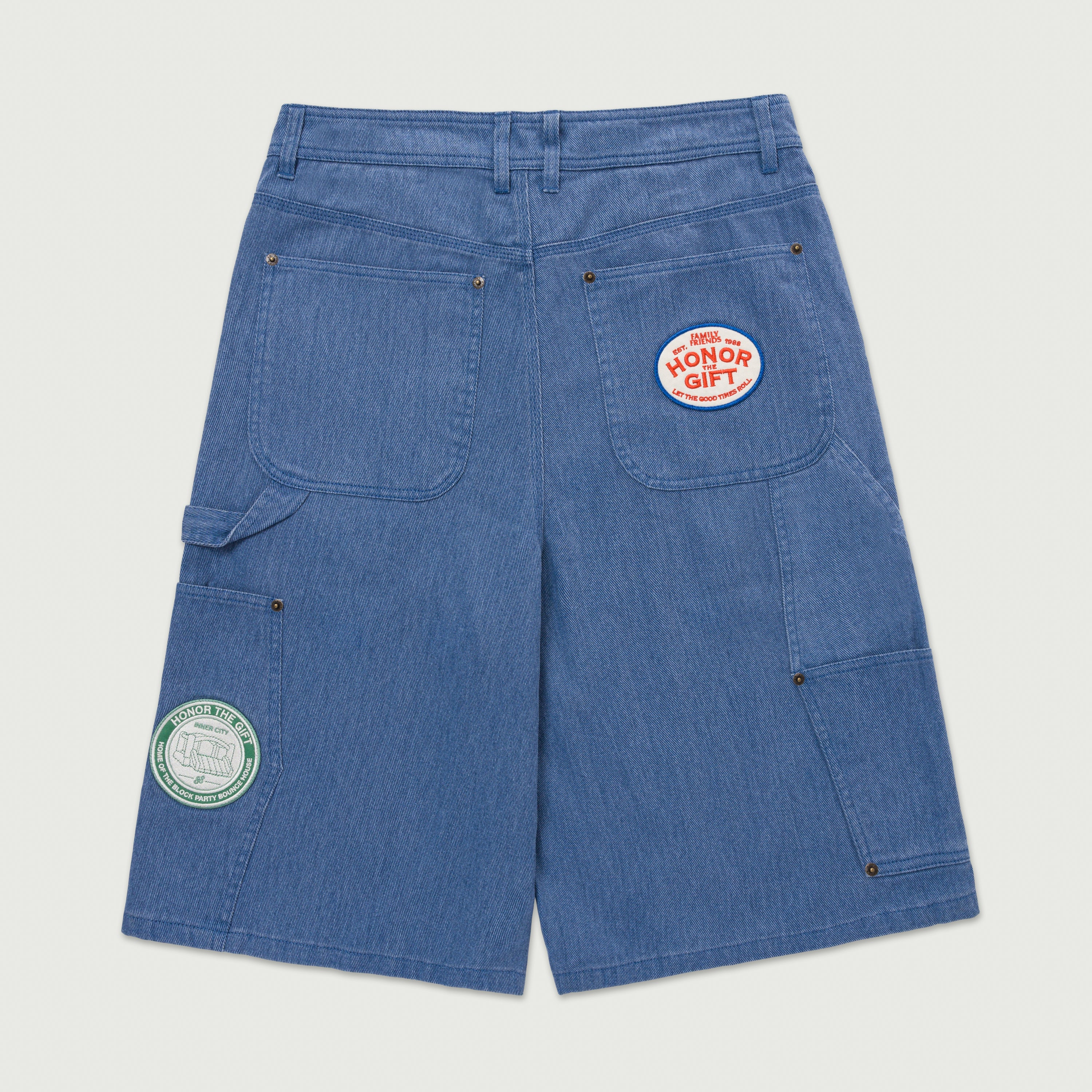 Twill Carpenter Short - Blue – Honor The Gift
