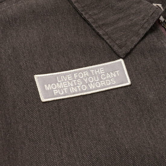 Twill Full Zip Shirt - Black