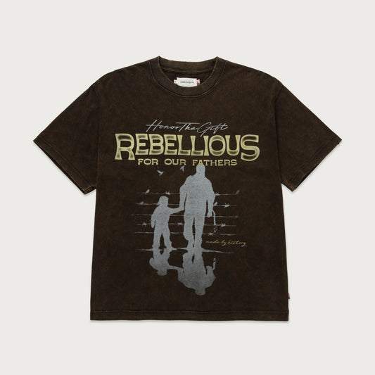 Rebellious For Our Fathers T-Shirt - Black