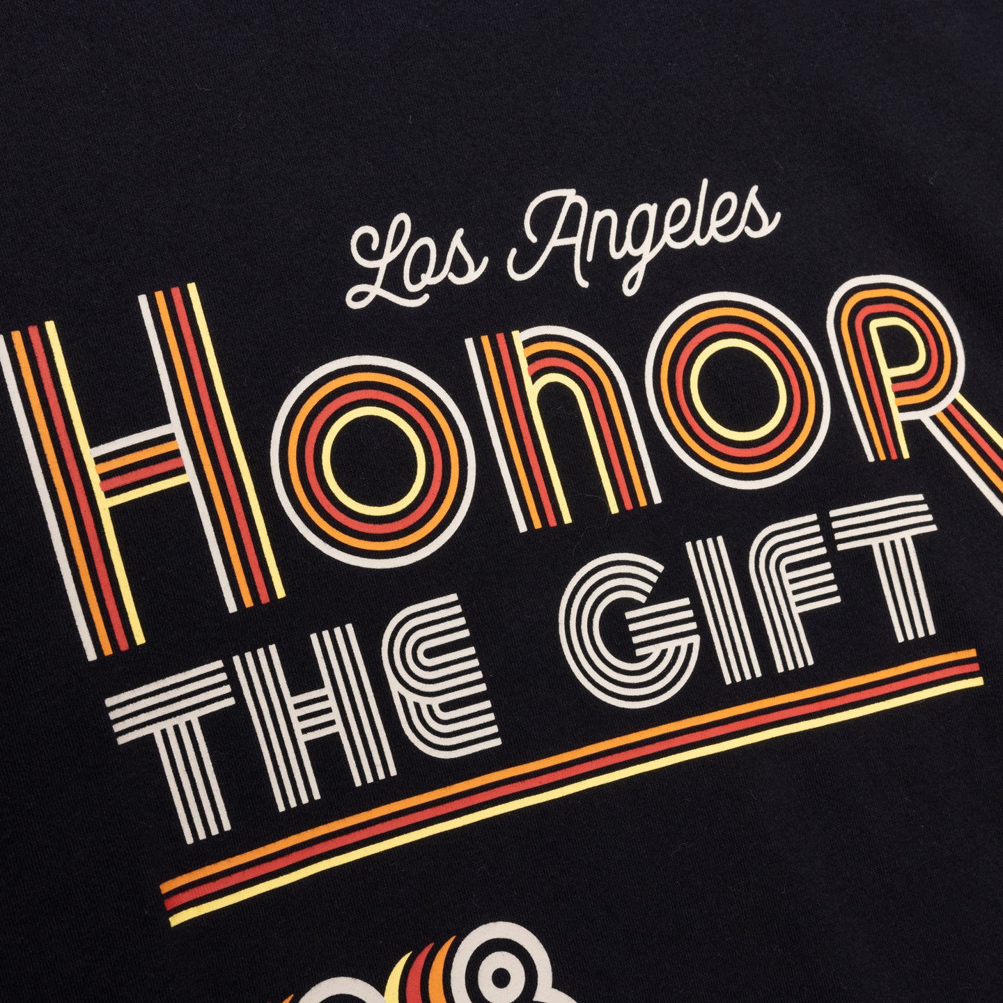 Retro Honor T-Shirt - Black