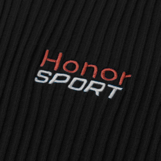 Honor Rib Dress - Black