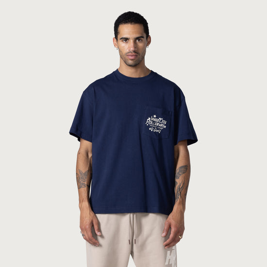 Roller Rink T-Shirt - Navy