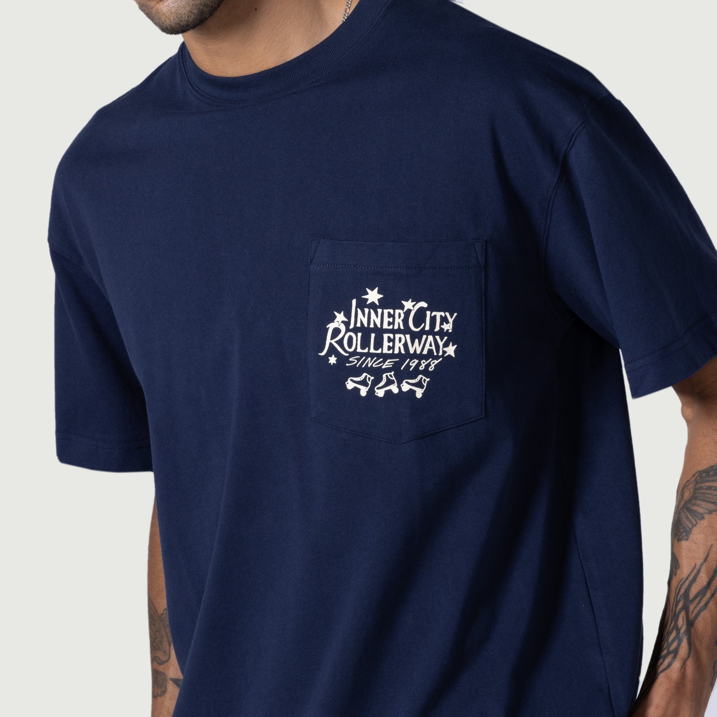 Roller Rink T-Shirt - Navy