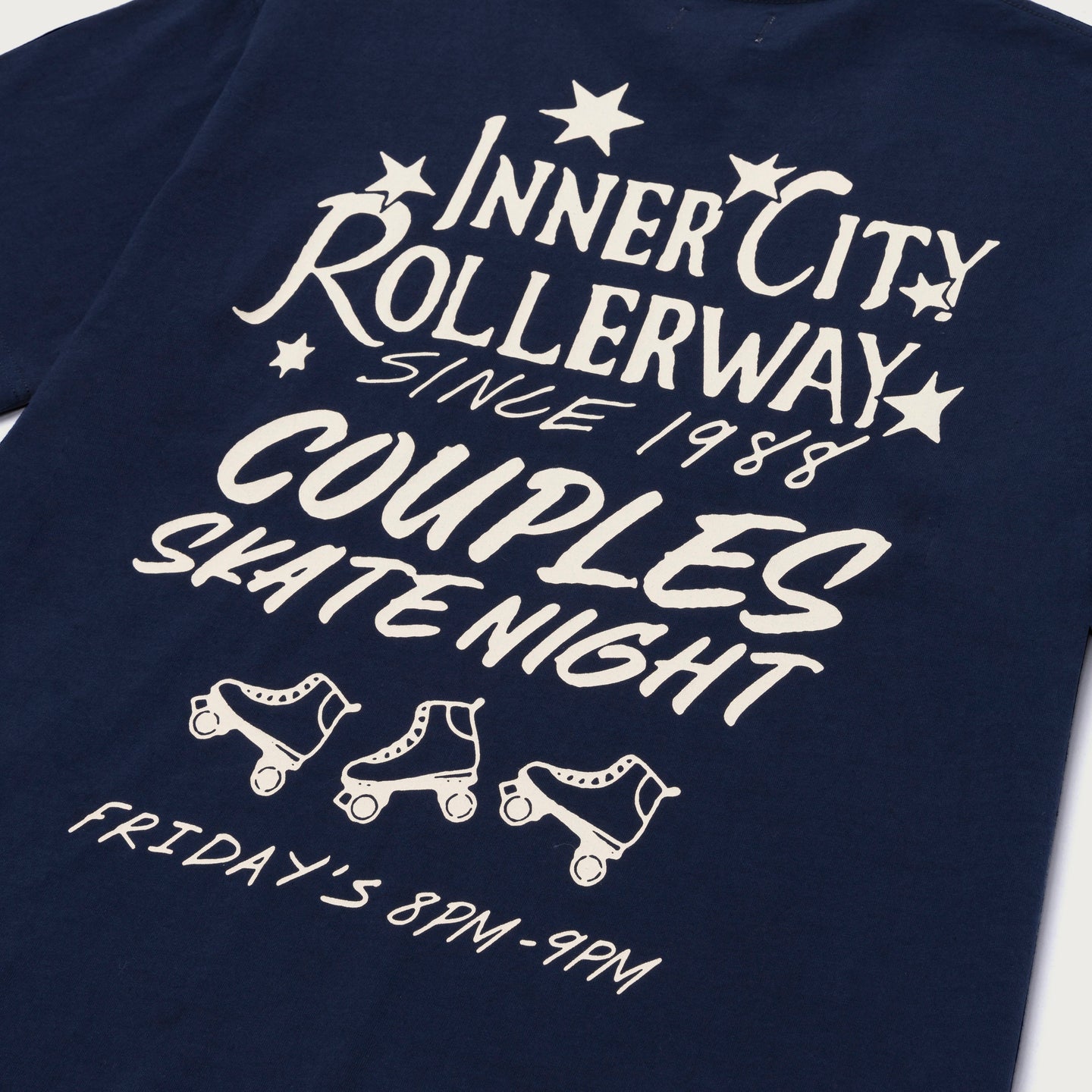 Roller Rink T-Shirt - Navy