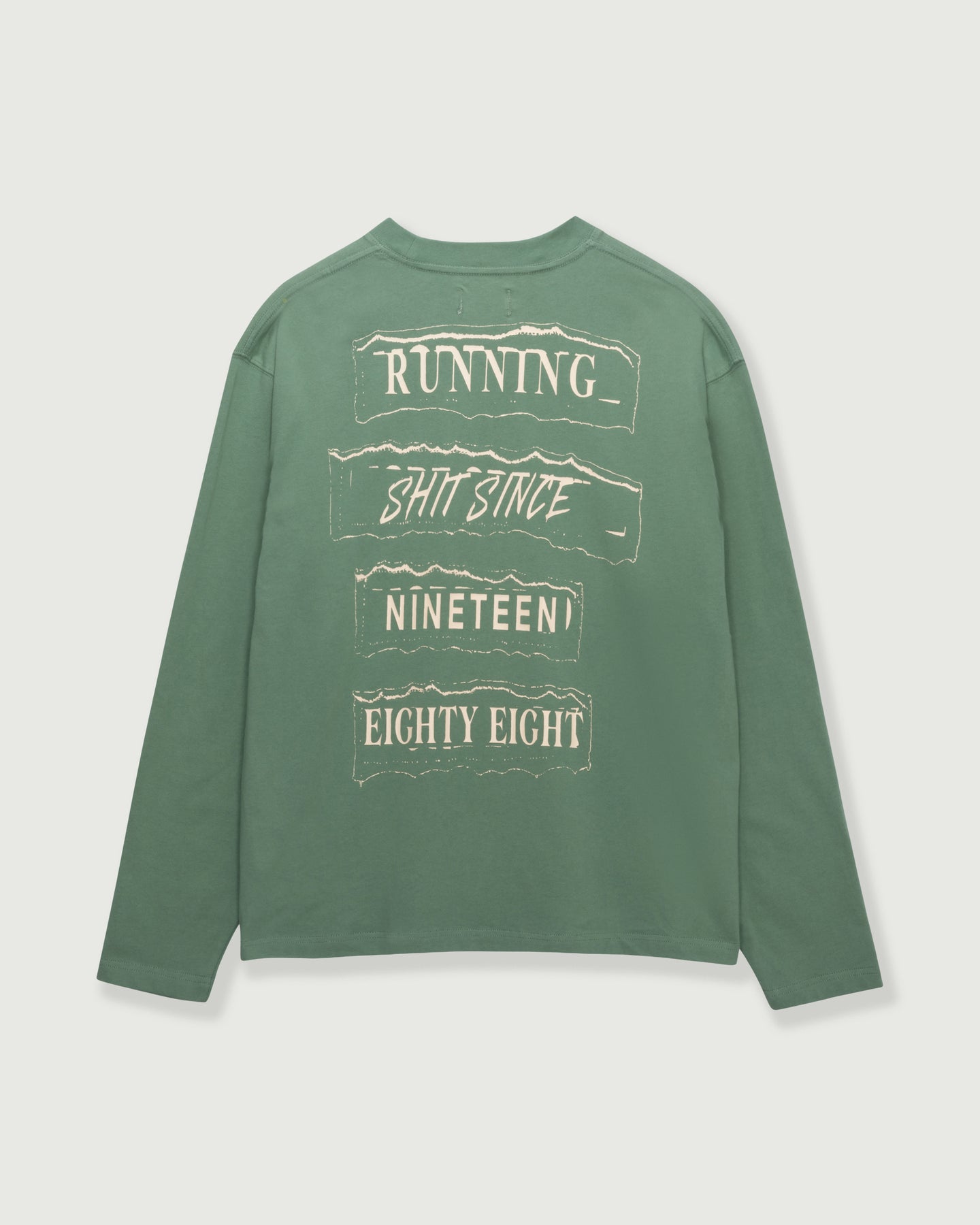 Running Shit L/S Tee - Mint
