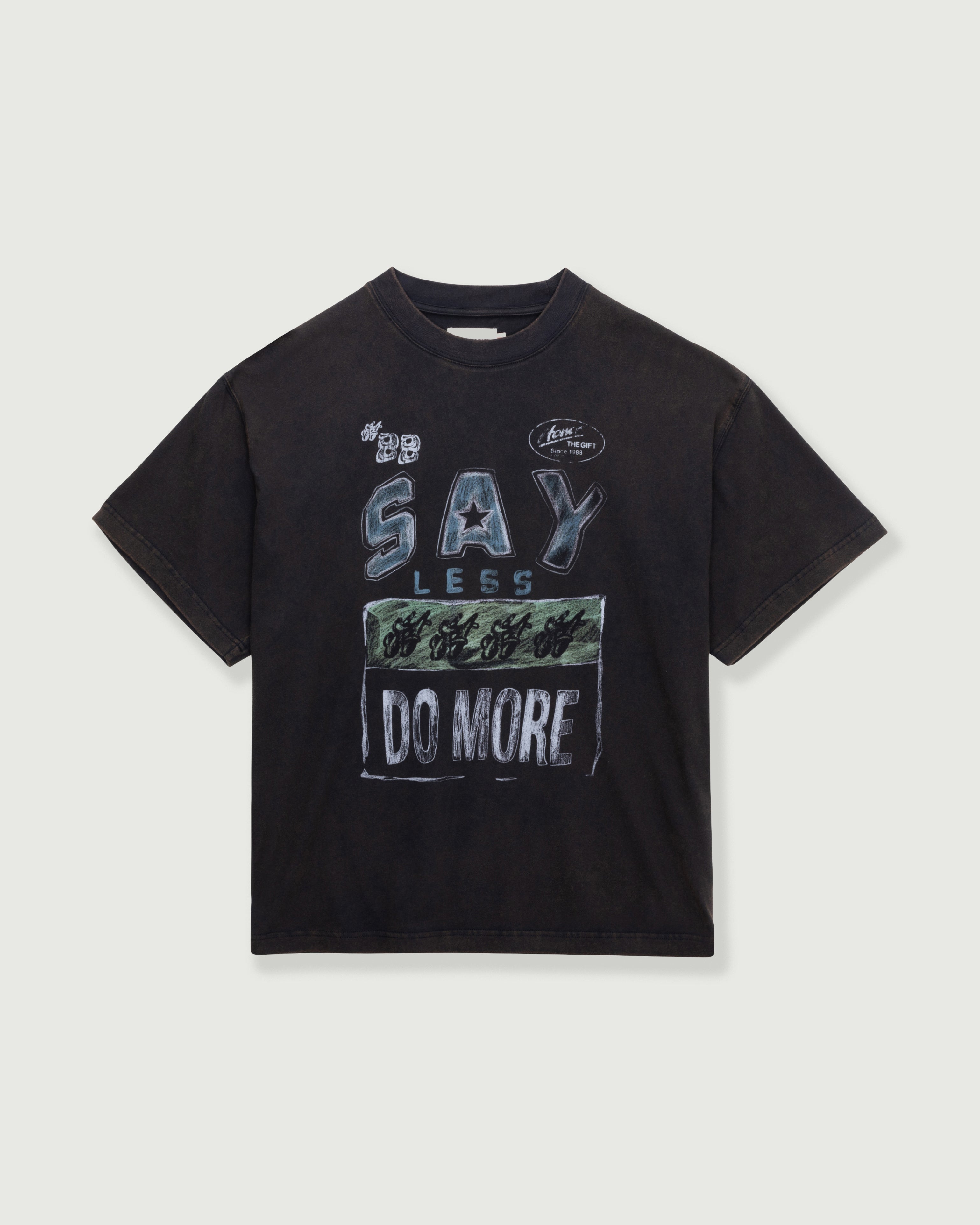 HONOR THE GIFT Say Less Do More グラフィックT Say Less Do More Tee - Black – Honor The Gift