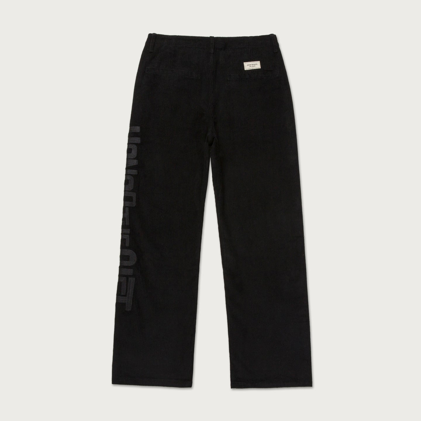 Corduroy Trouser Pant - Black