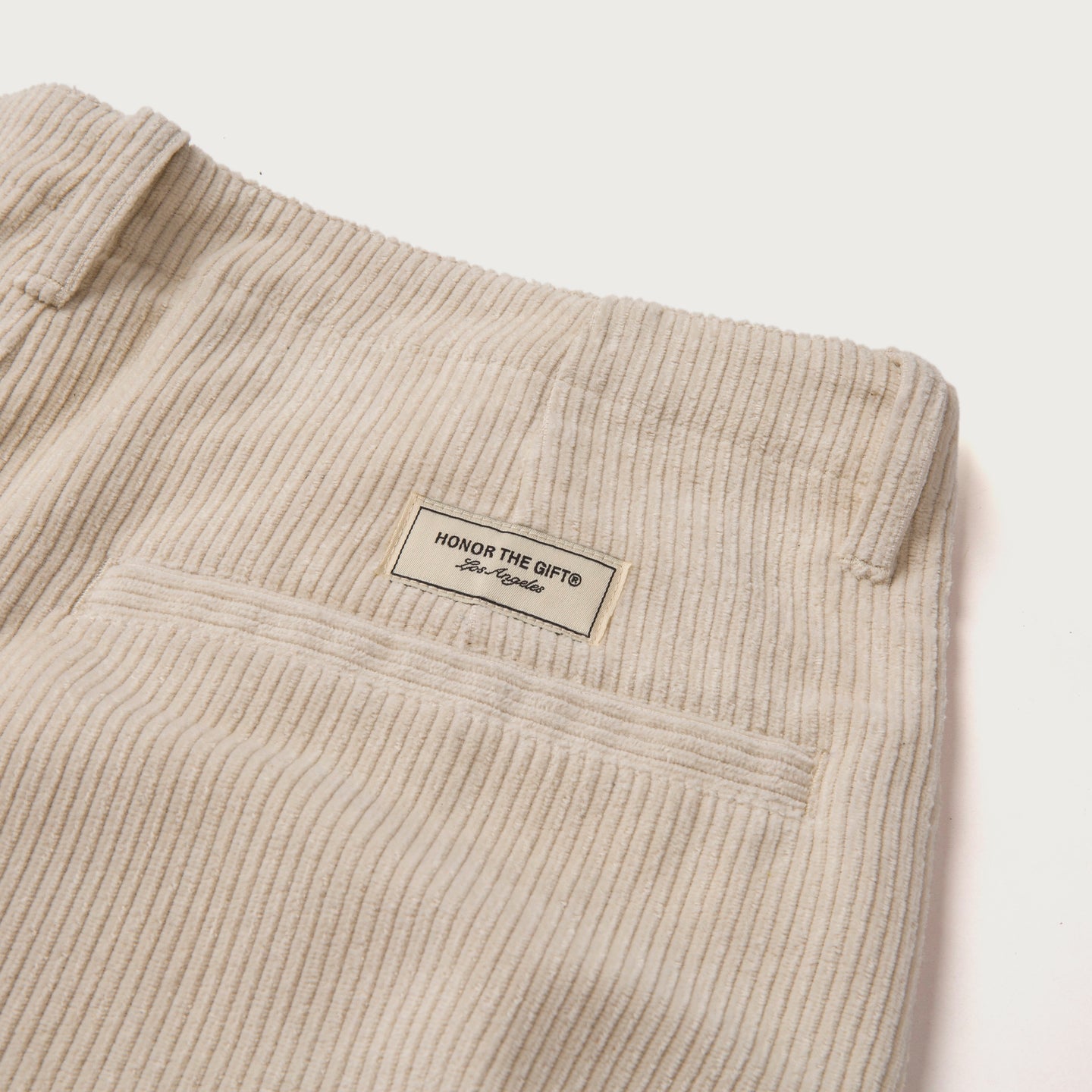 Corduroy Trouser Pant - Bone