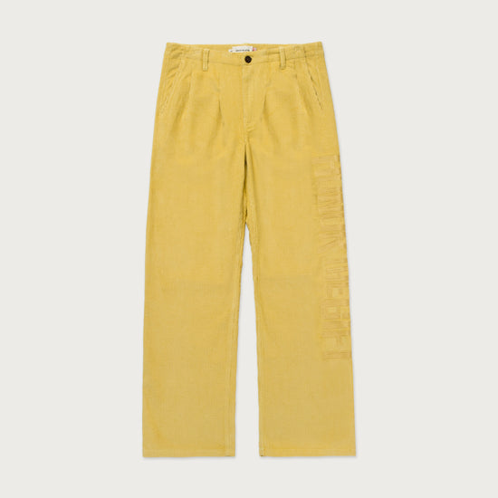 Corduroy Trouser Pant - Yellow