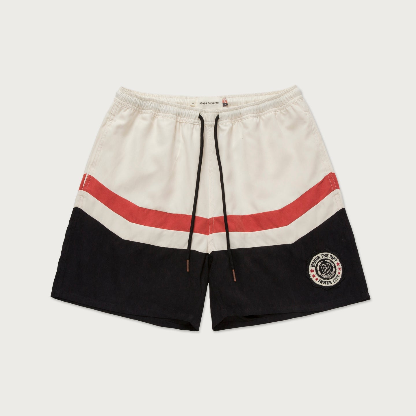 Brushed Poly Track Short - Black