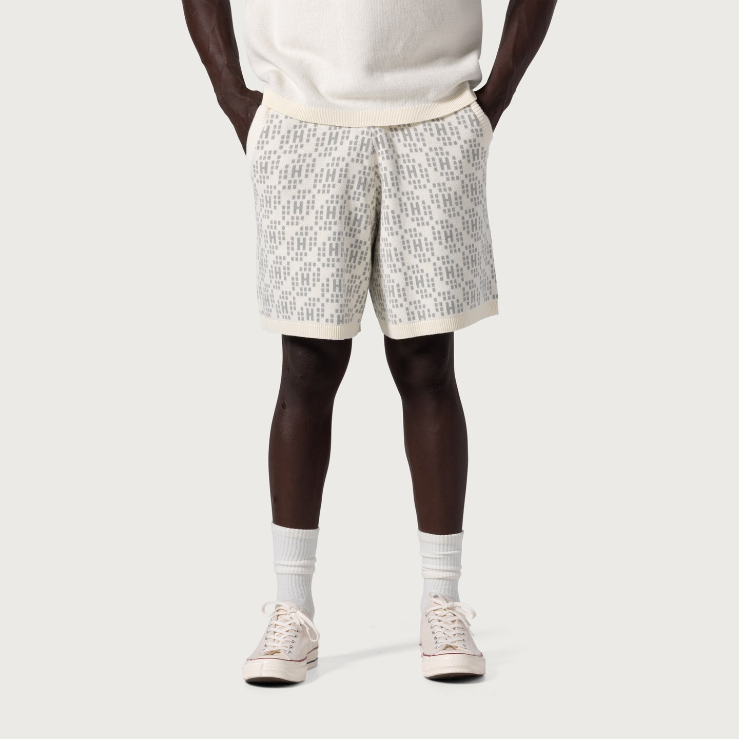 H Knit Short - Bone