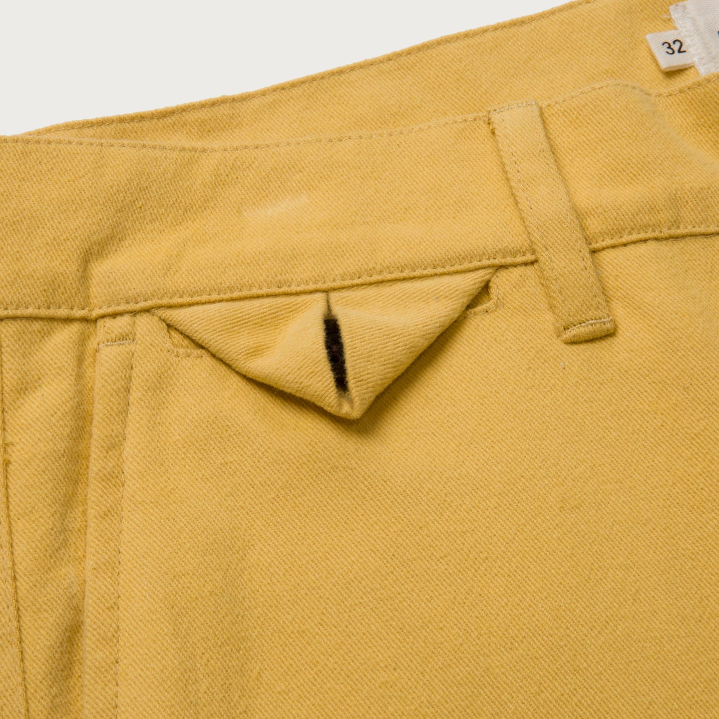 Peace Print Trouser Pant - Yellow