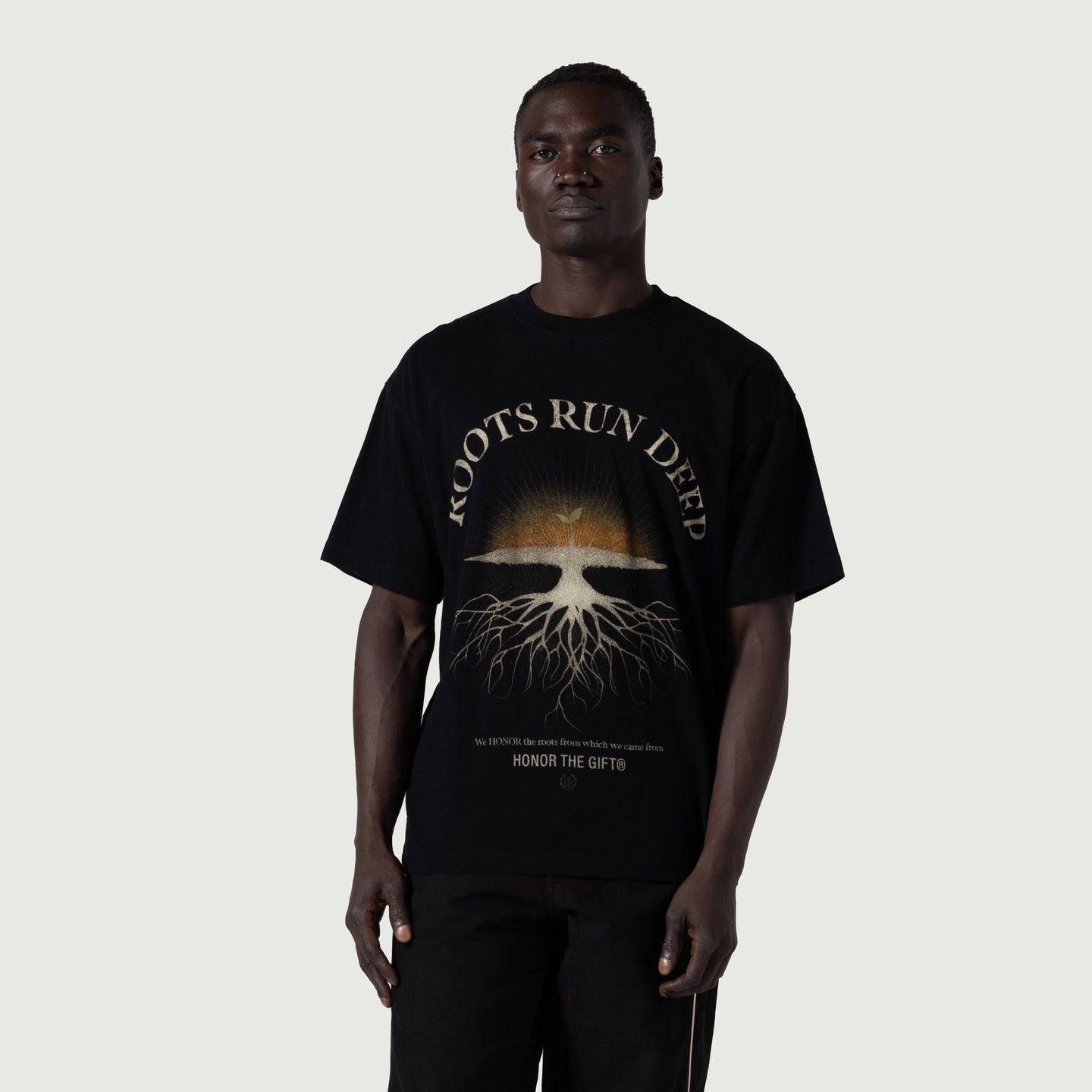 Roots Run Deep T-Shirt - Black