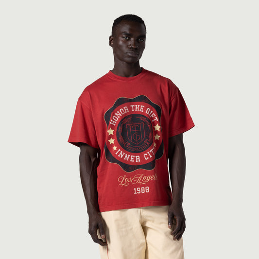 HTG® Seal Logo T-Shirt - Brick