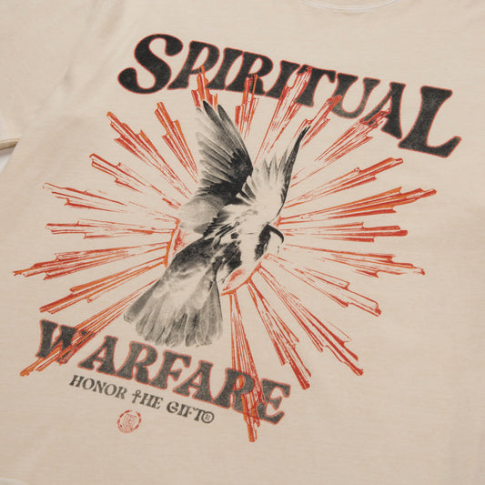 Spiritual Conflict T-Shirt - Bone