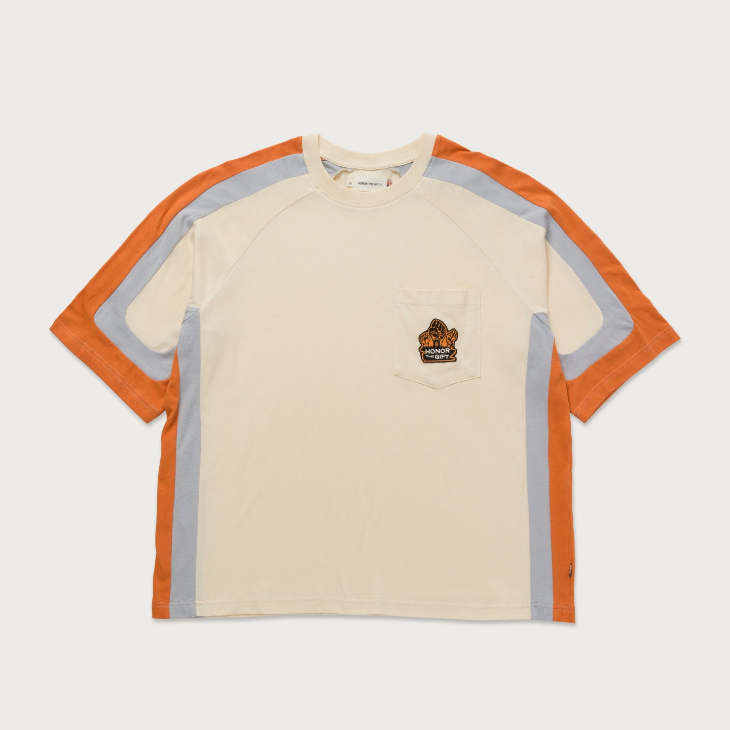 S/S Panel Pocket T-Shirt - Bone