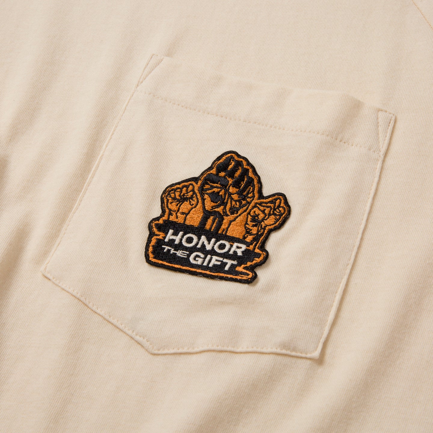 S/S Panel Pocket T-Shirt - Bone