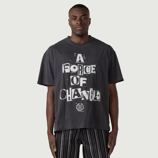 A Force Of Change T-Shirt - Black