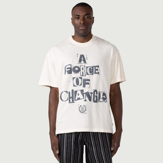 A Force Of Change T-Shirt - Bone