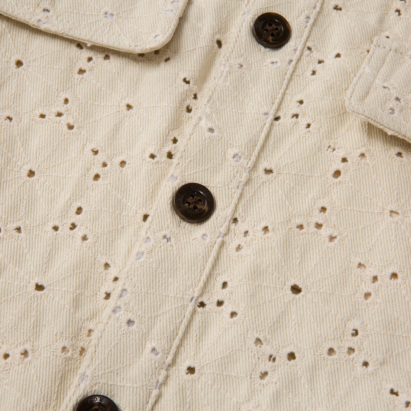 Legacy Eyelet Shirt - Bone