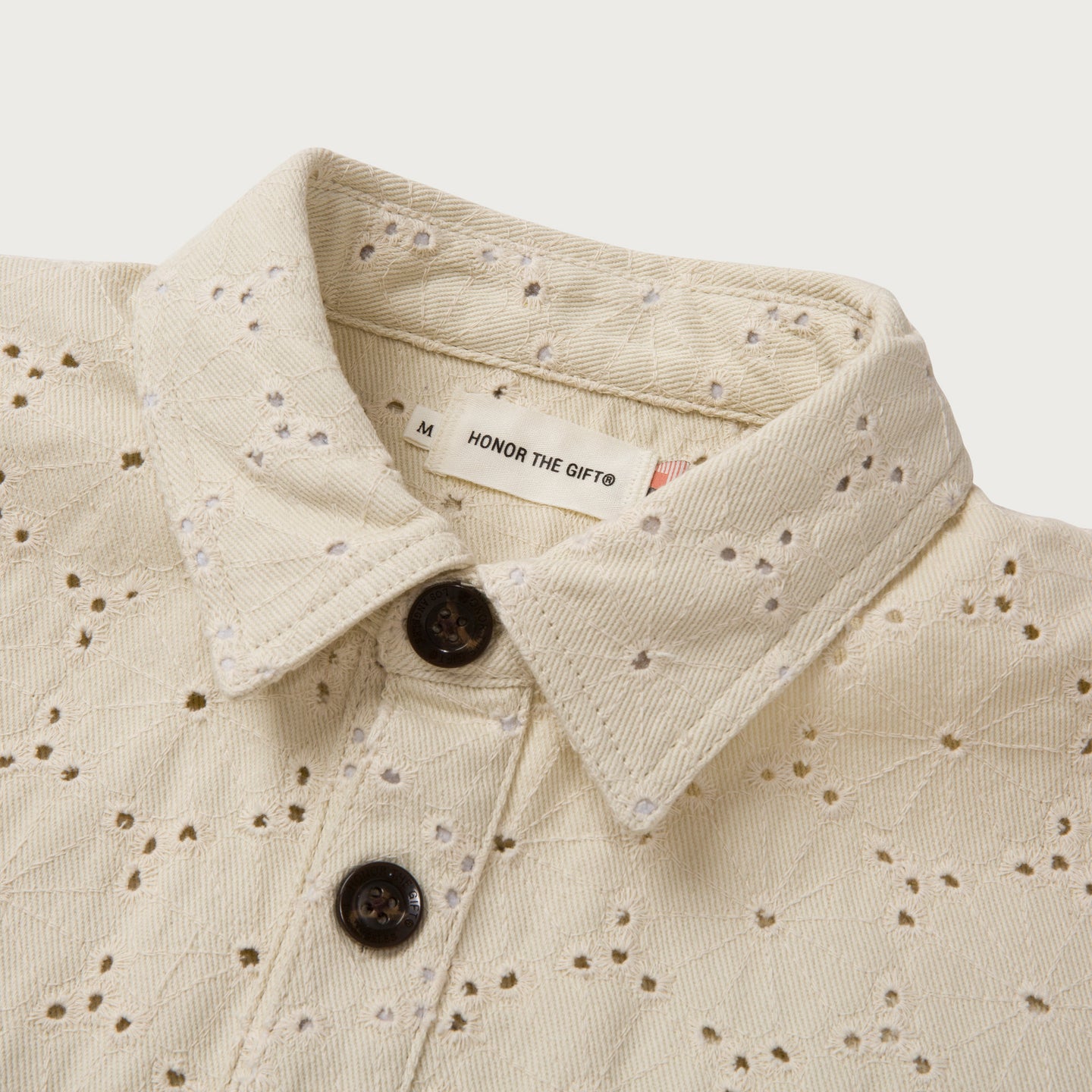 Legacy Eyelet Shirt - Bone