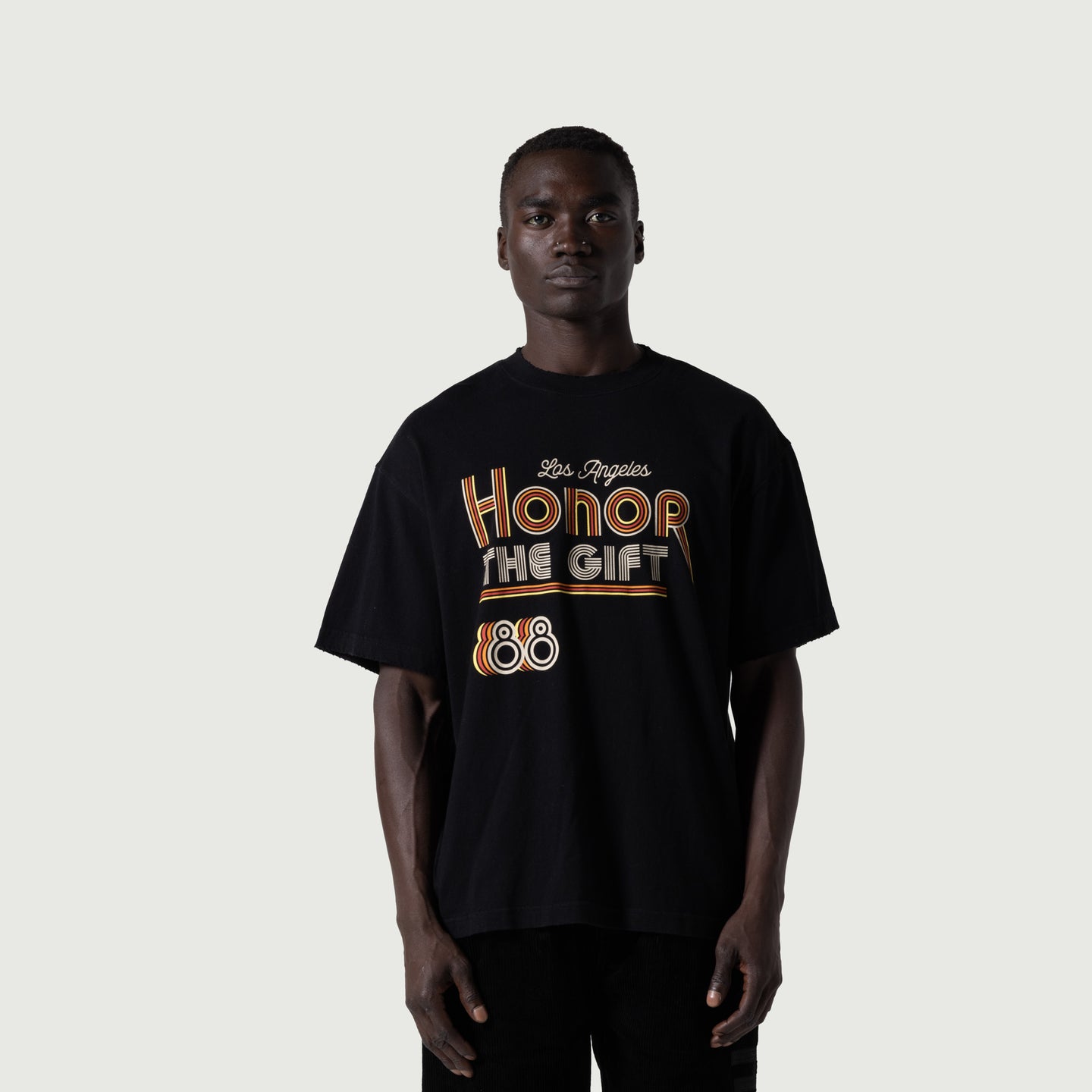 Retro Honor T-Shirt - Black