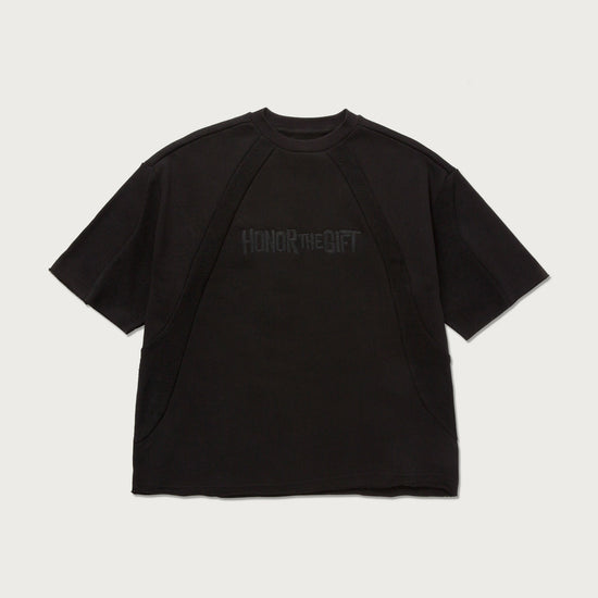 S/S Panel Terry Jumper - Black