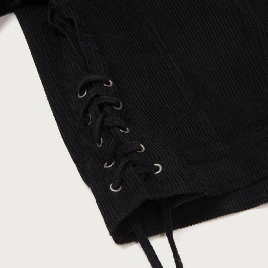 Womens Cord S/S Jacket - Black