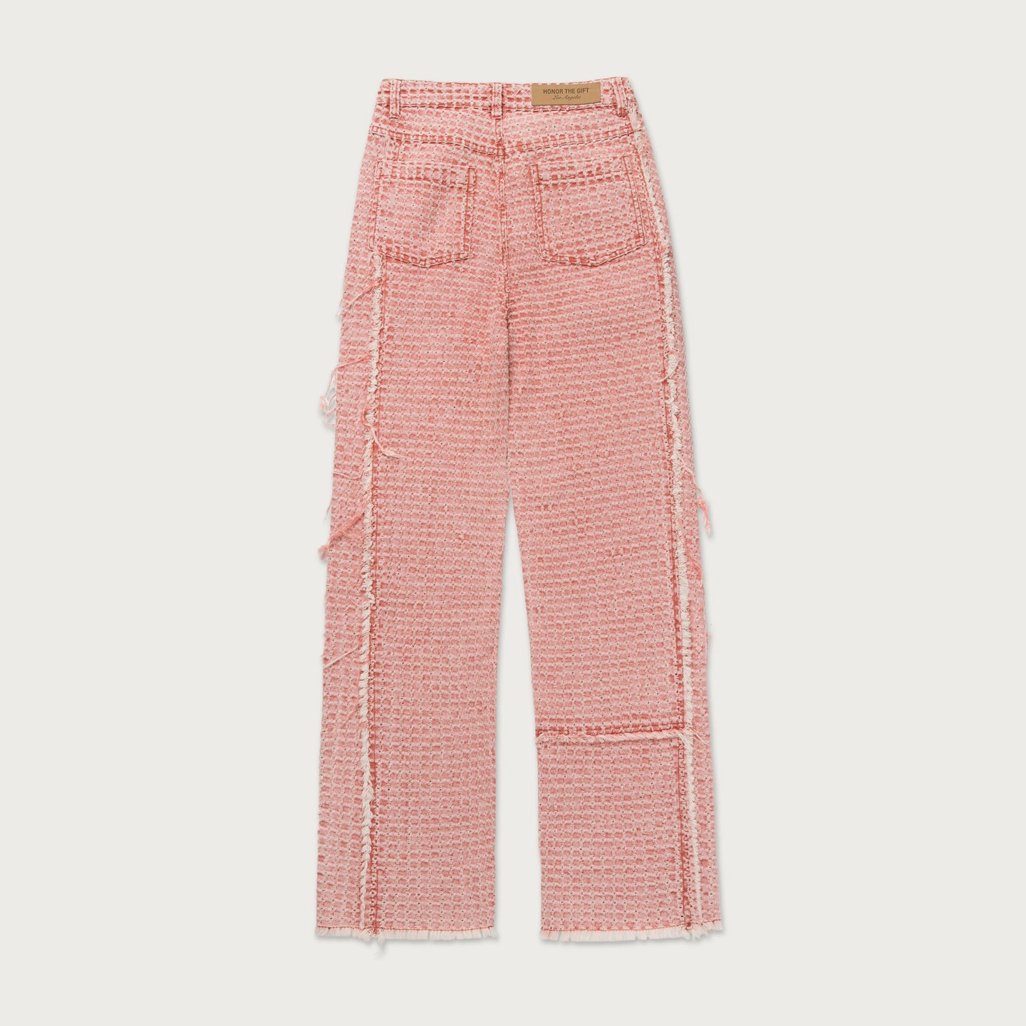 Womens Novelty Denim Pant - Brick