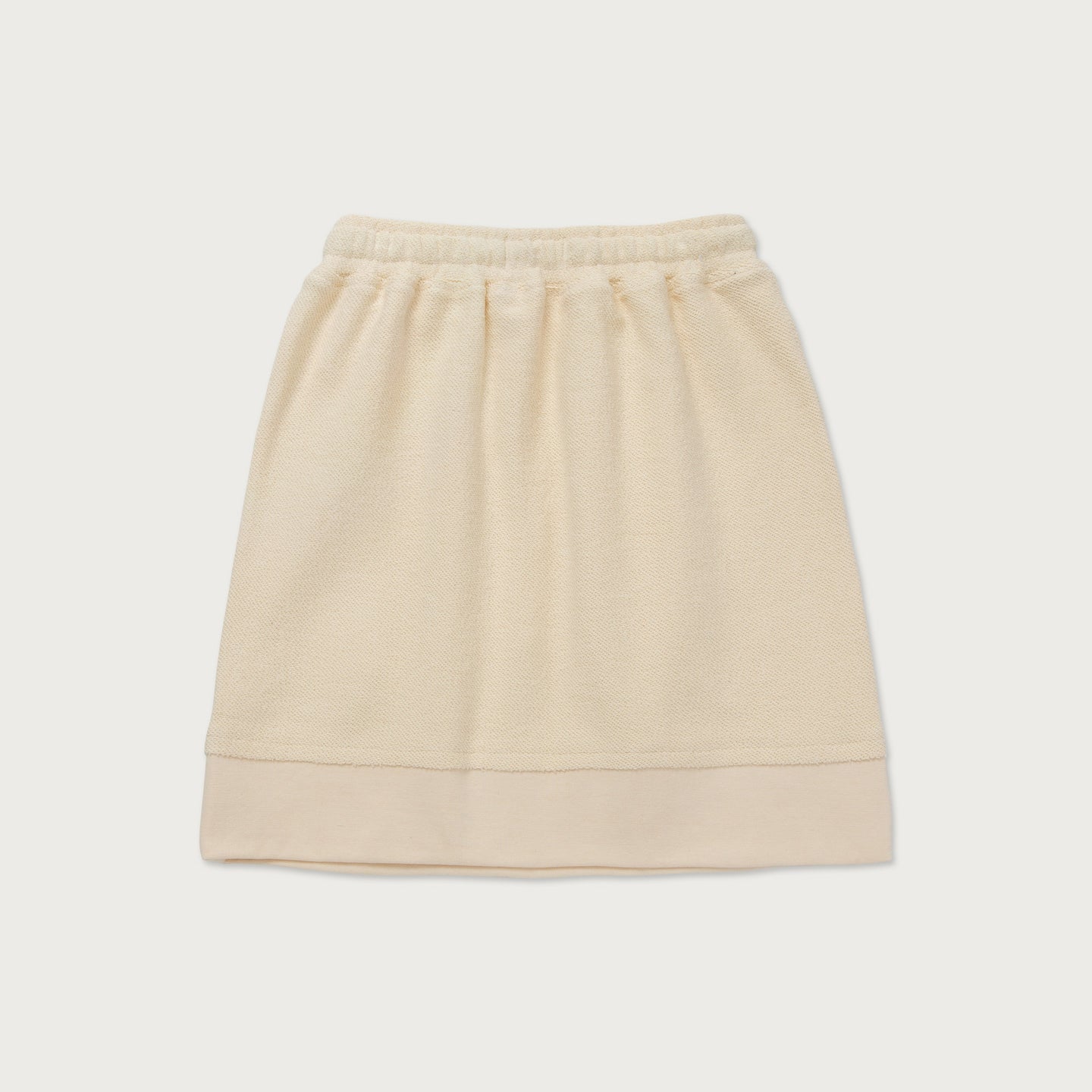 Womens Terry Skirt - Bone