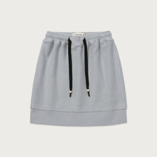 Womens Terry Skirt - Stone