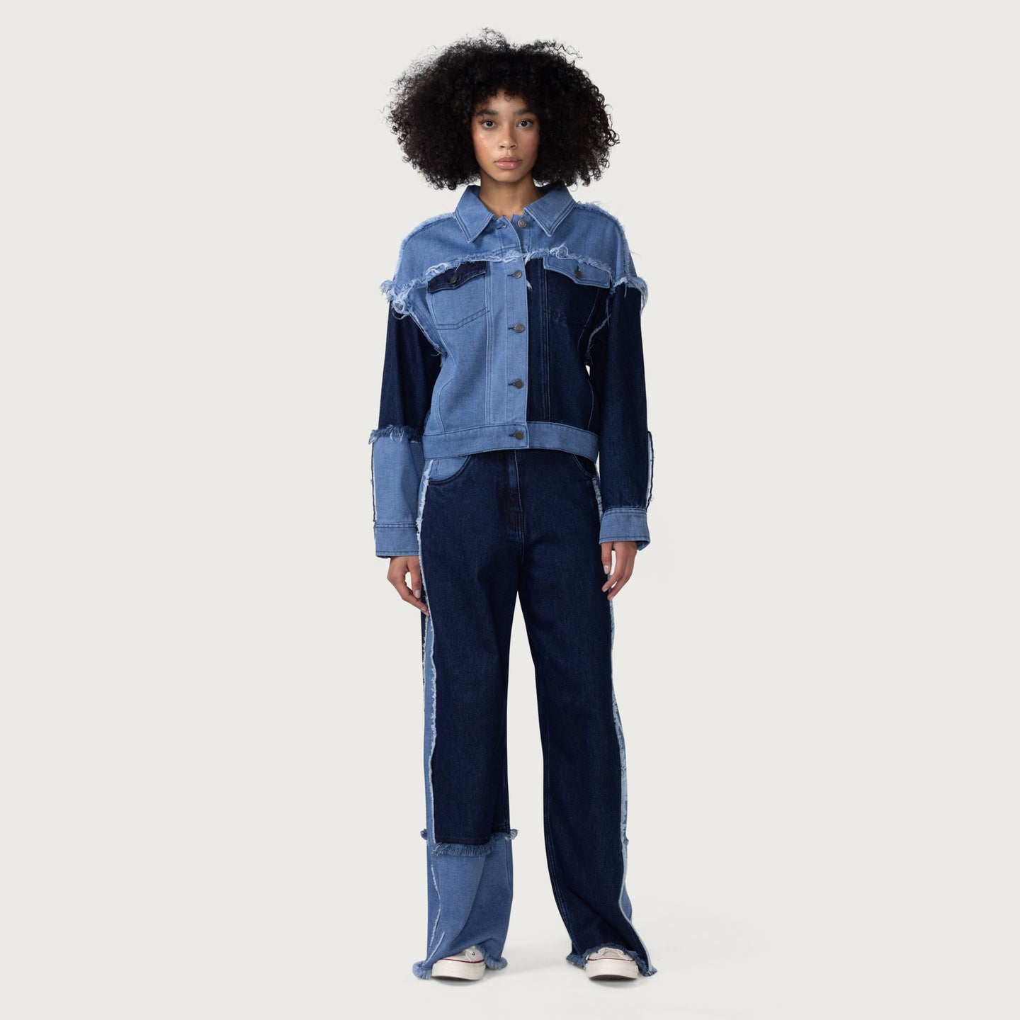 Womens Twill Utility Cargo Pant - Indigo