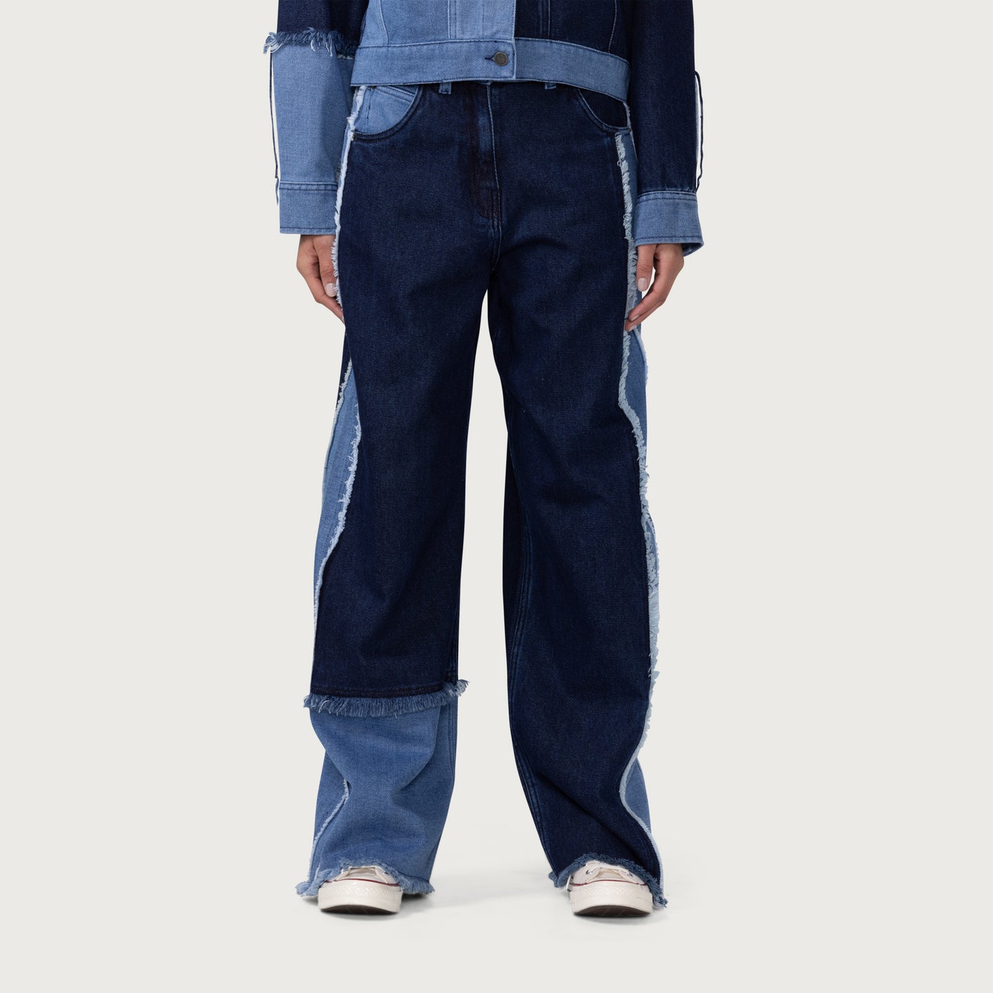 Womens Twill Utility Cargo Pant - Indigo