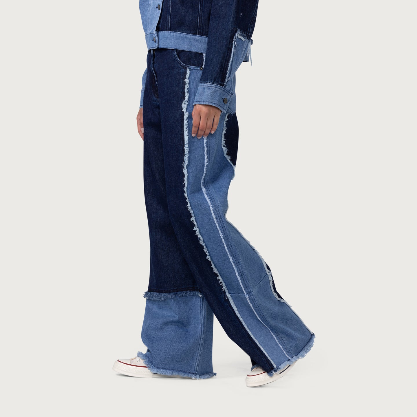 Womens Twill Utility Cargo Pant - Indigo