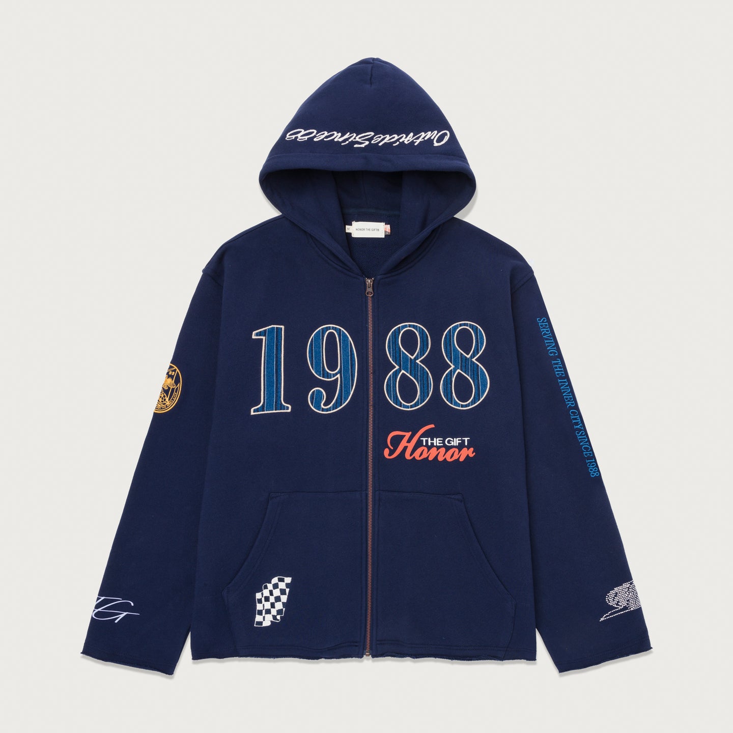 1988 Full Zip Hoodie - Navy