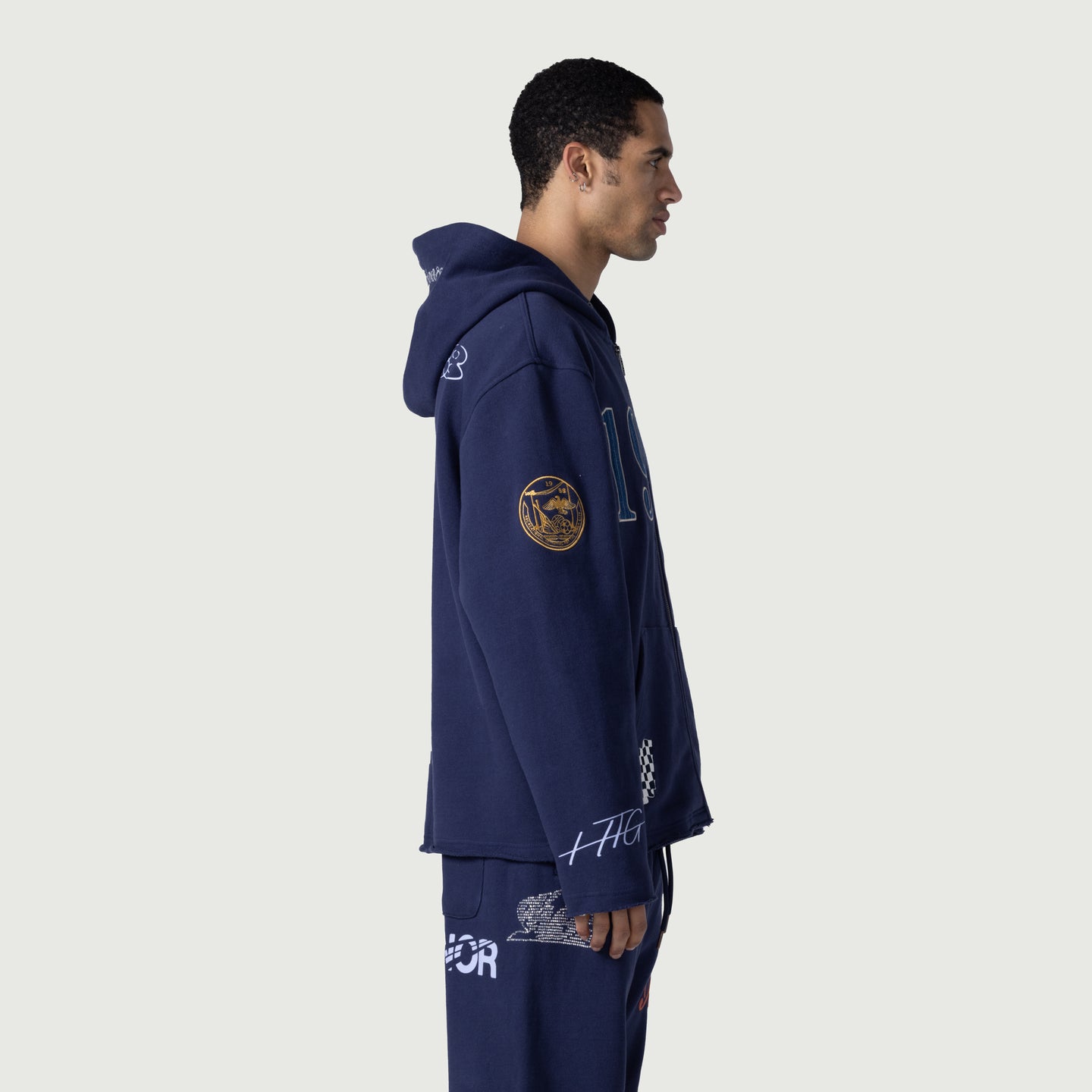 1988 Full Zip Hoodie - Navy