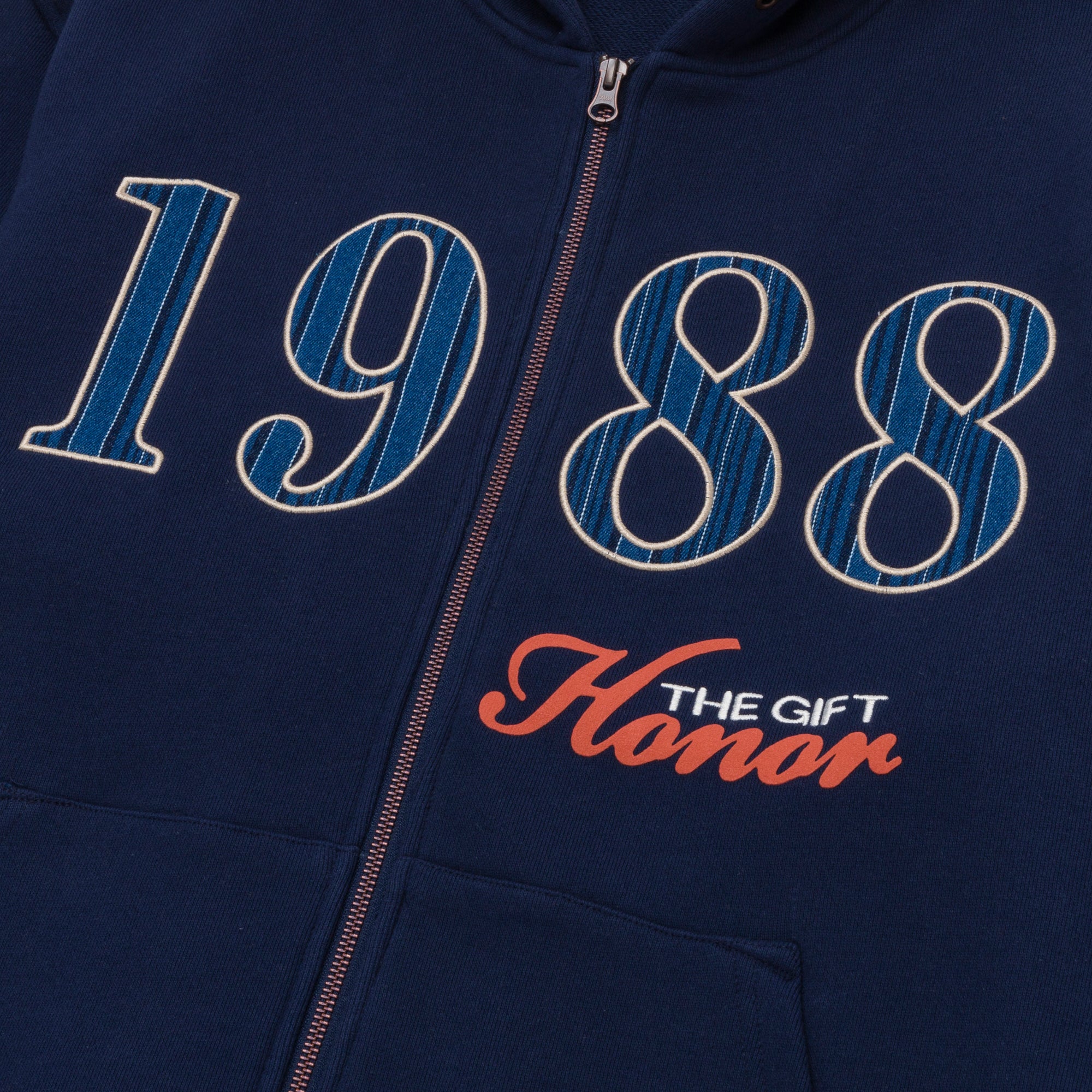 1988 Full Zip Hoodie - Navy – Honor The Gift