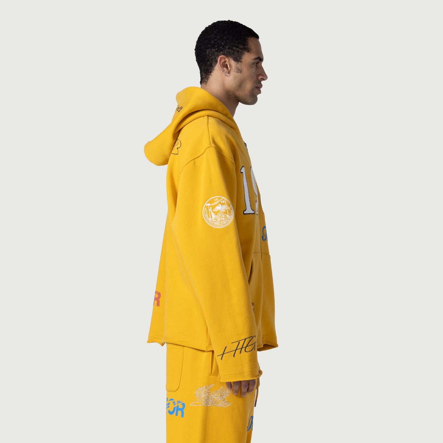 1988 Full Zip Hoodie - Yellow