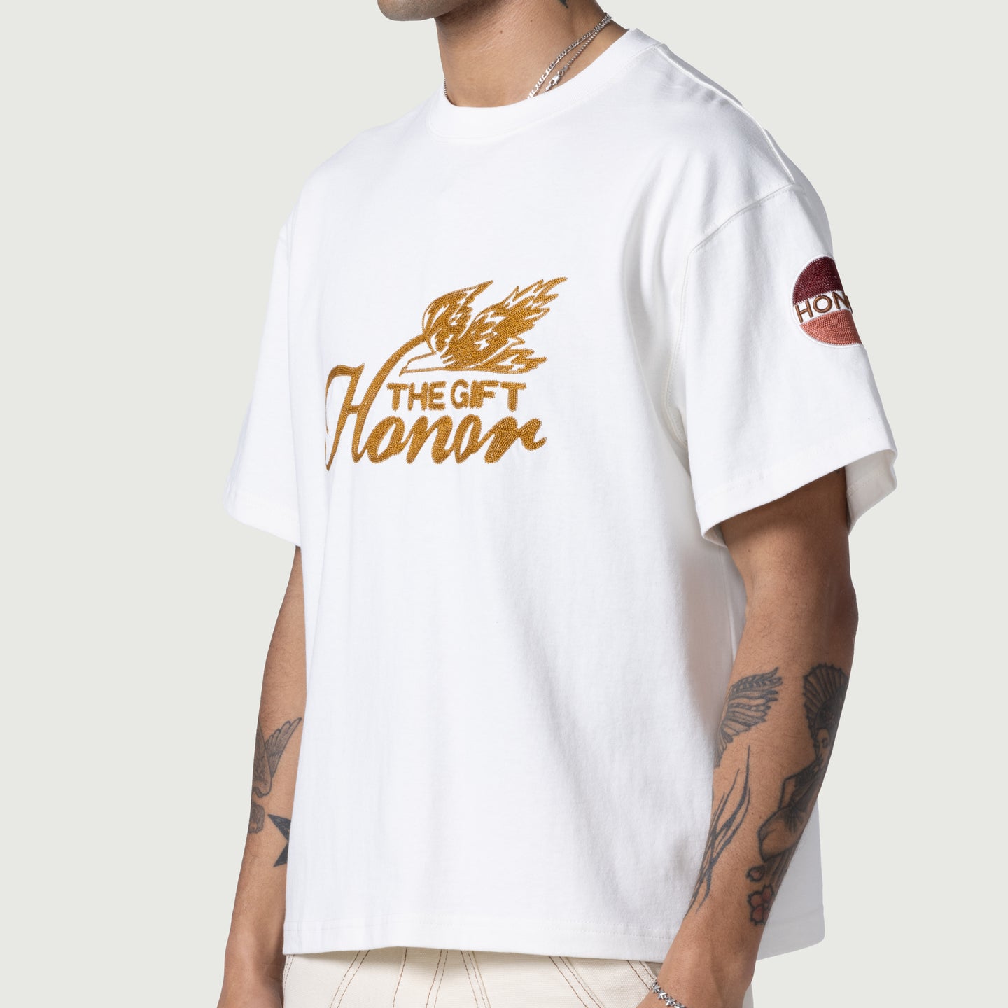 Auto Club Box Tee - White