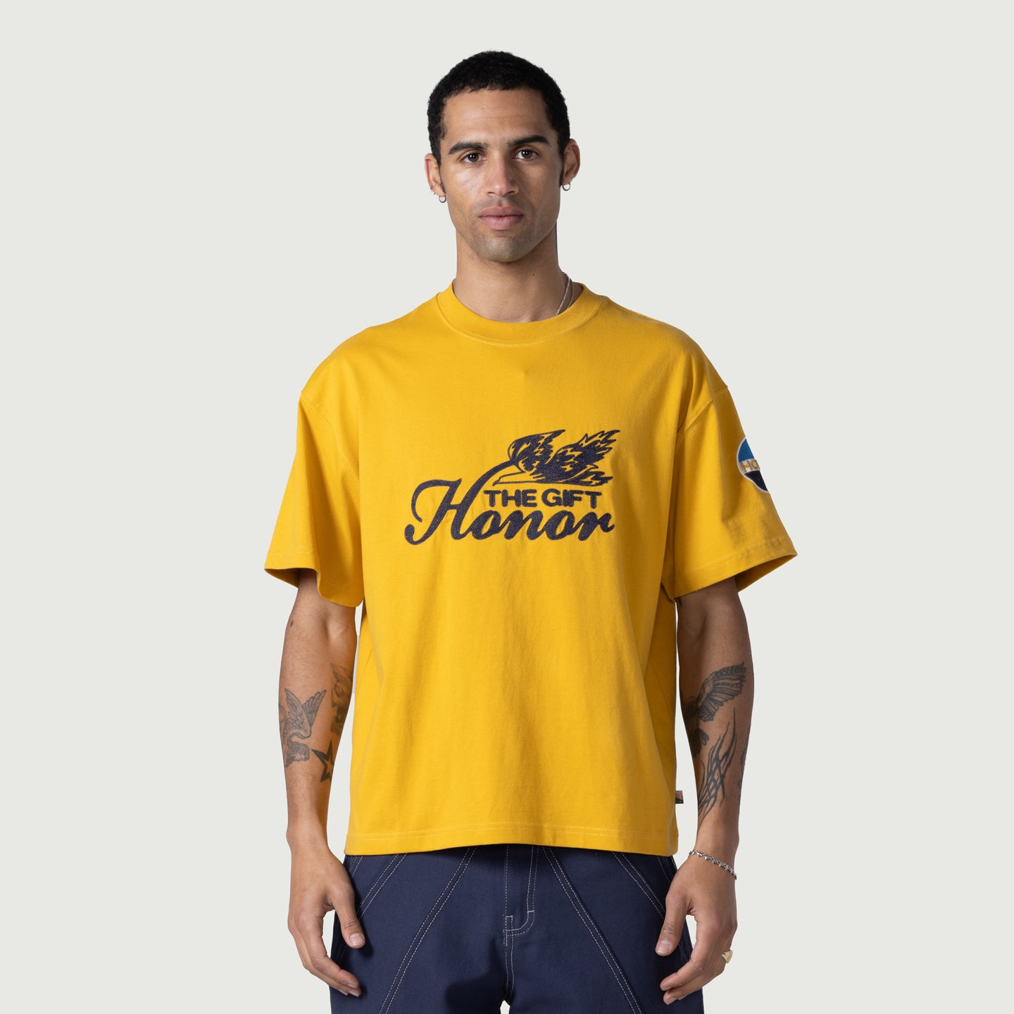 Auto Club Box Tee - Yellow