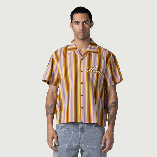 Auto Shop Camp Shirt - Brown